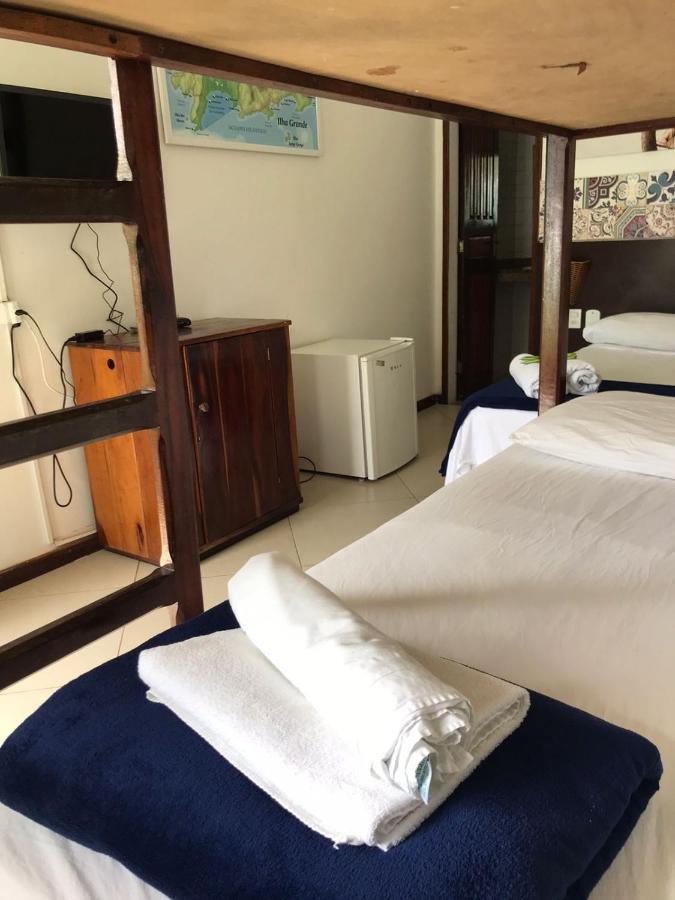 Aquario Pousada Hostel - Night Club イーリャ・グランデ エクステリア 写真